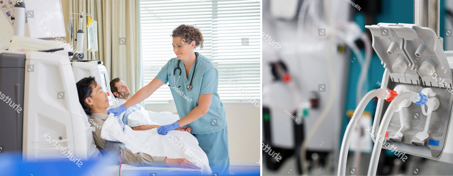 Image of patients receiving dialysis